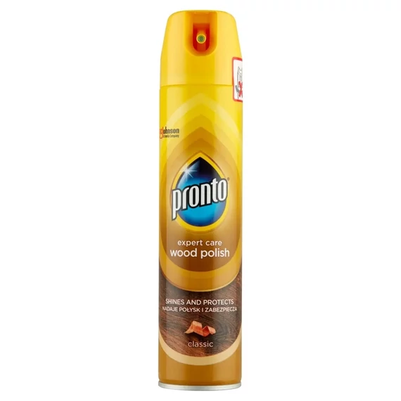 Felülettisztító, spray, 0,25 l, PRONTO "Classic Wood"
