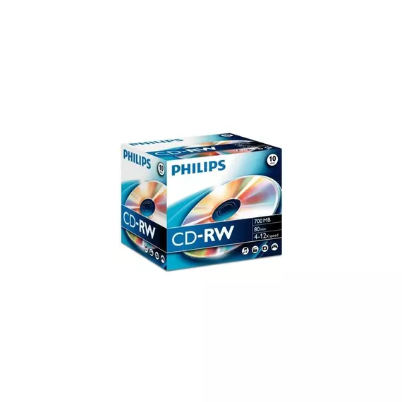Philips CD-RW80 12x újraírható CD lemez
