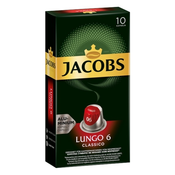 Douwe Egberts Jacobs Lungo Classico 10 db kávékapszula