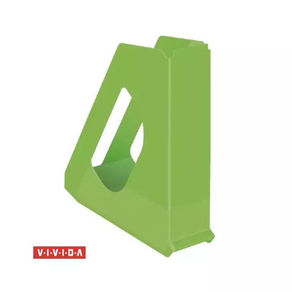 Iratpapucs, műanyag, 68 mm, ESSELTE "Europost", Vivida zöld