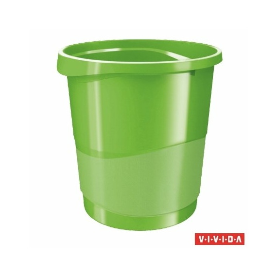 Papírkosár, 14 liter, ESSELTE "Europost", Vivida zöld