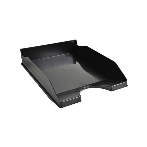 Irattálca, műanyag, A4, EXACOMPTA "EcoBlack", fekete