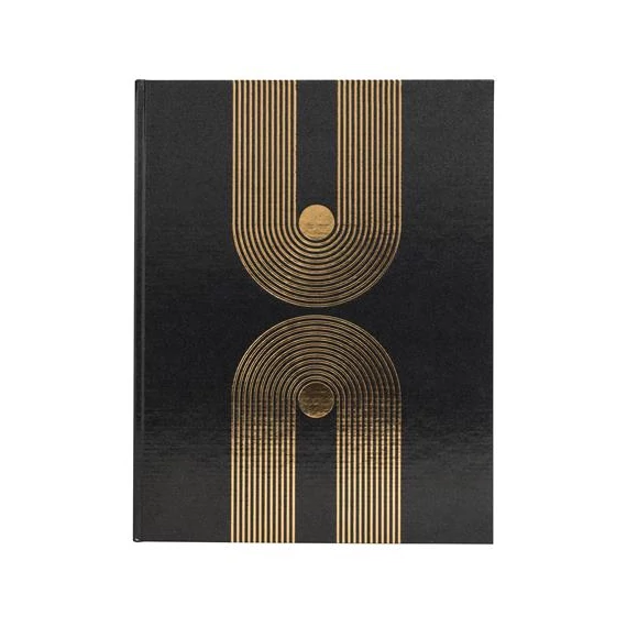 Vendégkönyv, 27x22 cm, 50 lap, EXACOMPTA "Graphik Black"