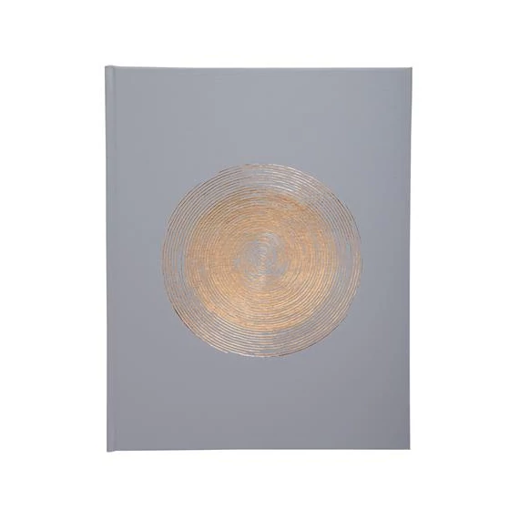Vendégkönyv, 27x22 cm, 50 lap, EXACOMPTA "Ellipse", szürke