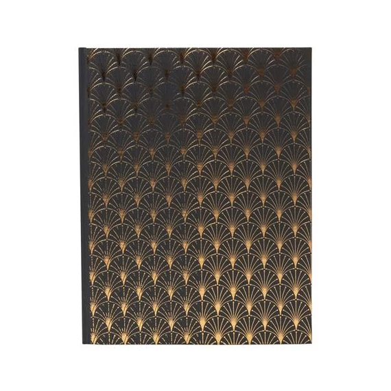 Vendégkönyv, 27x22 cm, 50 lap, EXACOMPTA "Neo Deco", fekete