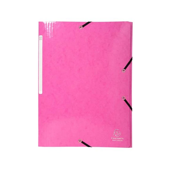 Gumis, mappa, karton, A4, EXACOMPTA "Iderama", pink