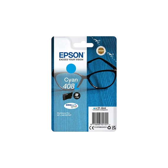 Epson T09K2 (408L) Cyan C13T09K24010 tintapatron (eredeti)