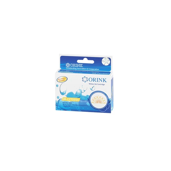 Epson T0554 tintapatron yellow (utángyártott Orink)