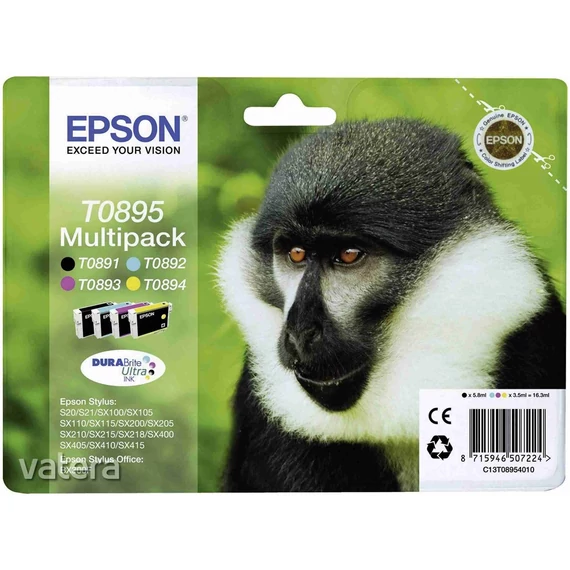 Epson C13T08954010 T0895 multipack (eredeti)