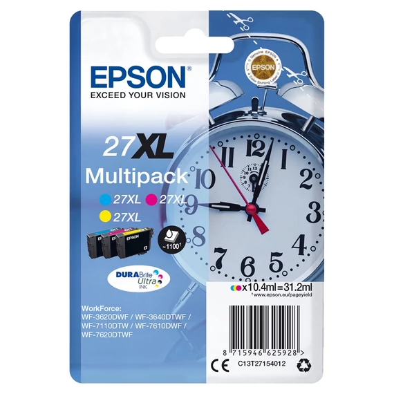 Epson C13T27154012 T2715 27XL C,M,Y multipack (eredeti)