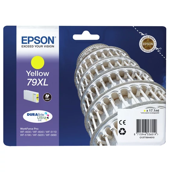 EpsonC13T79044010 T7904 sárga tintapatron 2K (eredeti)
