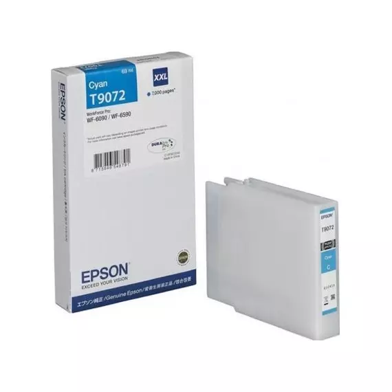 Epson C13T907240 T9072 cián tintapatron 7K (eredeti)