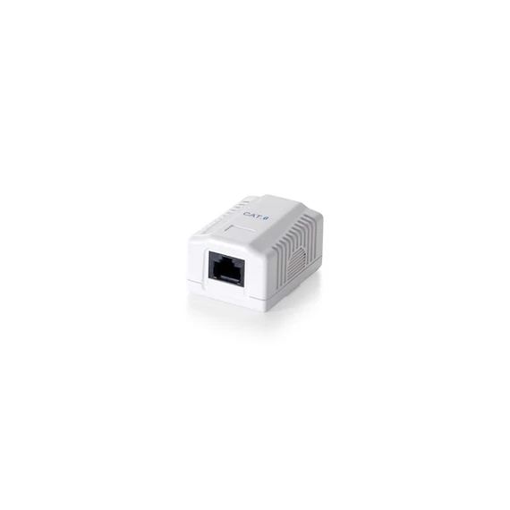 Equip Fali aljzat - 235211 (Cat6, UTP, RJ45, árnyékolatlan, fehér)