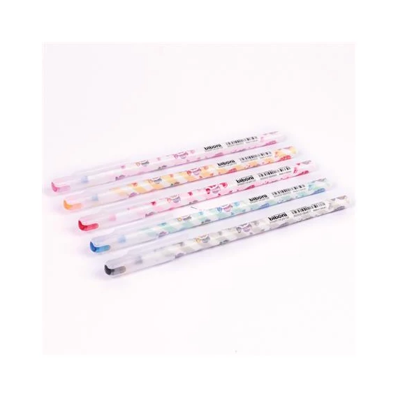 Golyóstoll, 0,3 mm, kupakos, FLEXOFFICE "Biboni", kék