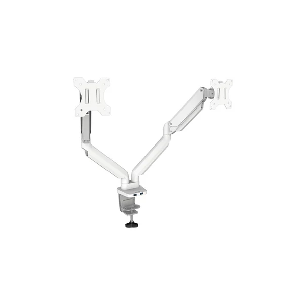 Fellowes Platinum Series Dual 8056301 kétkaros fehér monitortartó kar