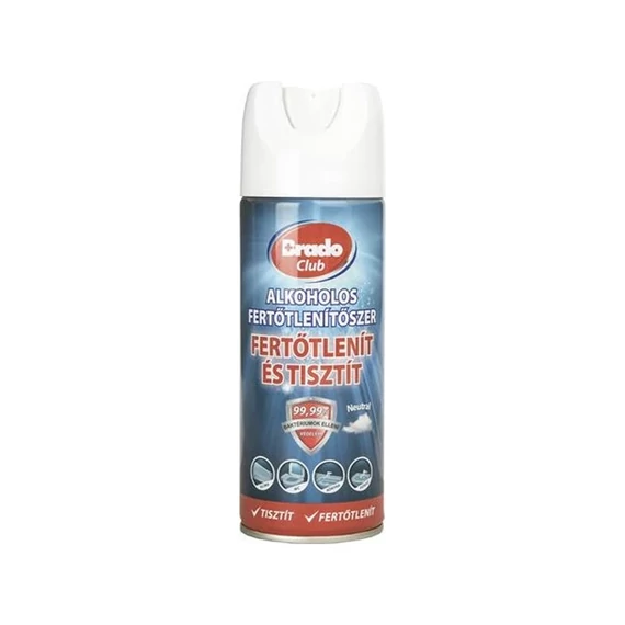 Fertőtlenítő spray, 400 ml, BRADOCLUB, neutral