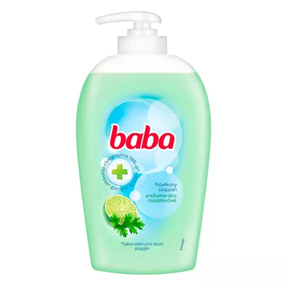 Folyékony szappan pumpás BABA antibakteriális Lime 250ml