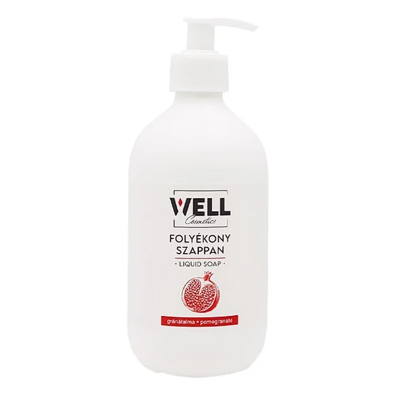 Folyékony szappan pumpás WELL gránátalma 500ml