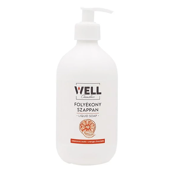 Folyékony szappan pumpás WELL narancsos-csoki 500ml