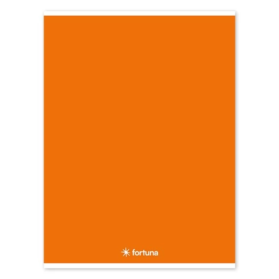 Füzet vonalas FORTUNA Monocolor A/4 32 lapos 81-32 narancssárga