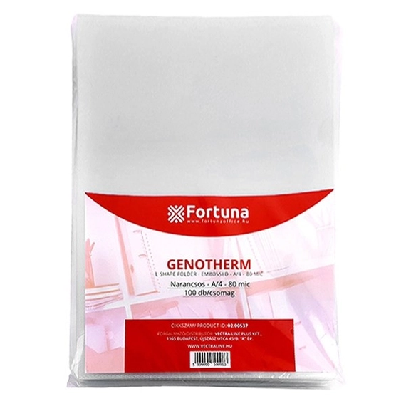 Genotherm FORTUNA A4 80 mikron narancsos 100 db/csomag