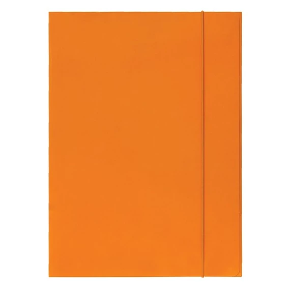 Gumis mappa OPTIMA A4 fluo narancs 600gr