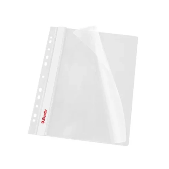 Gyorsfűző, lefűzhető, PP, A4, ESSELTE, VIVIDA, fehér, 10db/cs