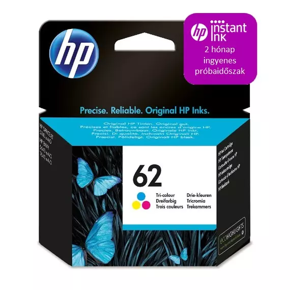 HP C2P06AE No.62 színes tintapatron (eredeti)
