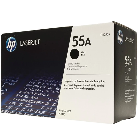 HP CE255A No.55A fekete toner (eredeti)