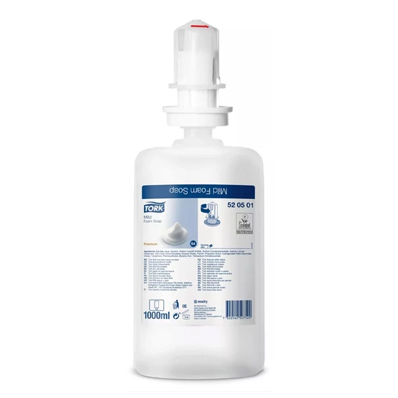 Habszappan, kézkímélő, 1 l, S4 rendszer, TORK, átlátszó