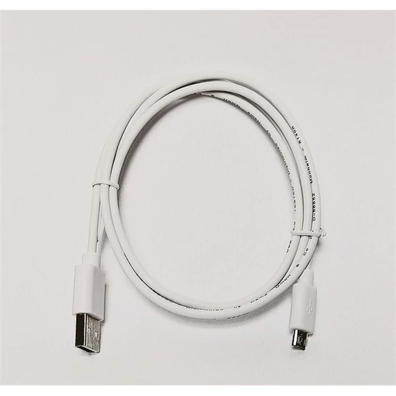 Hama micro USB - USB A 1m fehér adatkábel