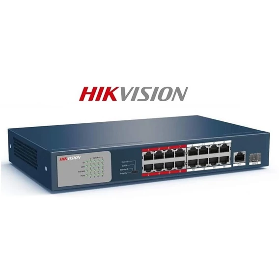 Hikvision DS-3E0318P-E/M 16 Port Fast Ethernet Unmanaged PoE Switch