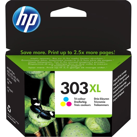 HP T6N03AE (303XL) háromszínű XL tintapatron (eredeti)