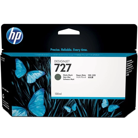 HP B3P22A No.727 Matt fekete tintapatron 130ml (eredeti)