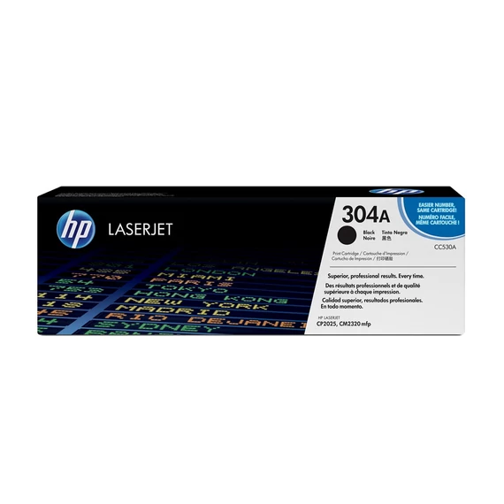HP CC530A No.304A fekete toner (eredeti)