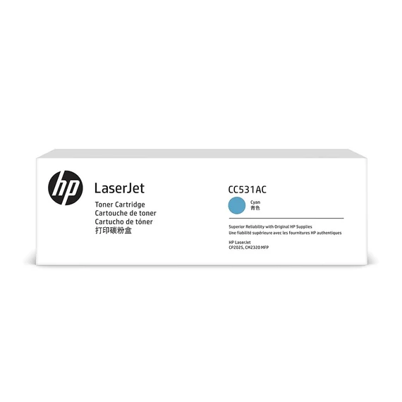 Hp CC531AC cyan toner (eredeti)