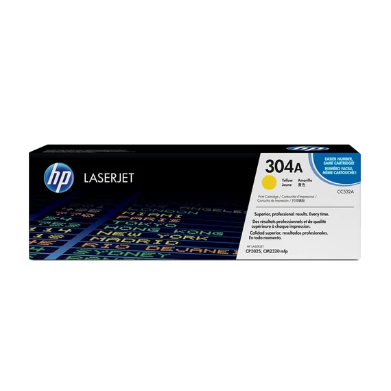 HP CC532A No.304A sárga toner (eredeti)