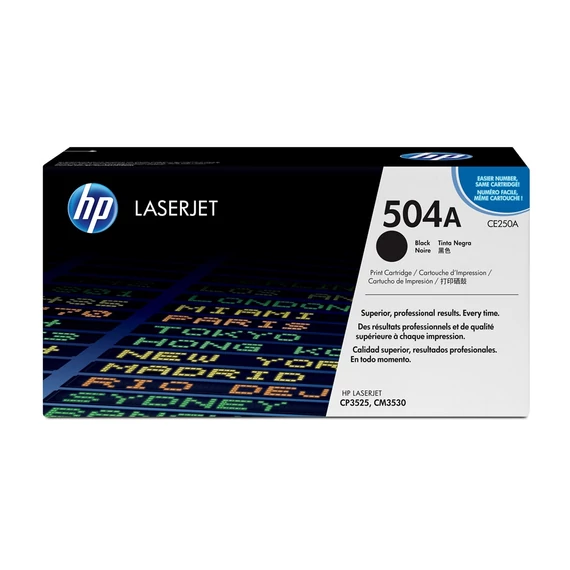 HP CE250A No.504A fekete toner (eredeti)
