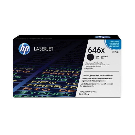 HP CE264X No.646X fekete toner (eredeti)