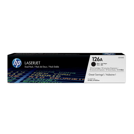 HP CE310AD No.126AD Dual Pack fekete toner (eredeti)