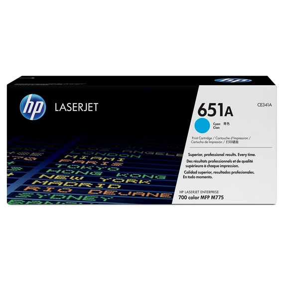 HP CE341A No.651A cyan toner (eredeti)