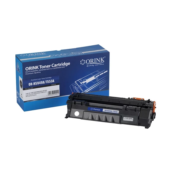 HP Q7553A/Q5949A/CRG-715/CRG-708 fekete toner (utángyártott Zafír)