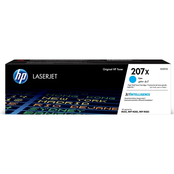 HP W2211X No.207X cyan toner (eredeti) 2,45K (eredeti)