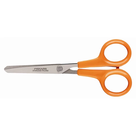 Olló, barkács, 13 cm, FISKARS "Classic", narancssárga