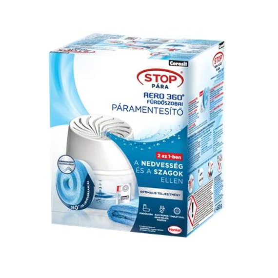 Páramentesítő készülék, fürdőszobai, HENKEL "Stop Pára Aero 360"