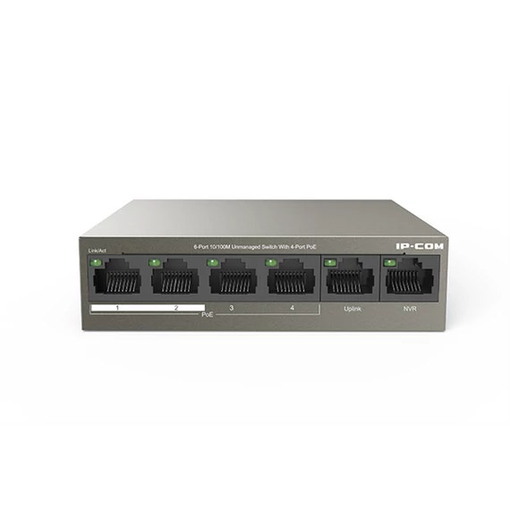 IP-COM F1106P-4-63W 6-Port 10/100M Desktop Switch with 4-Port PoE
