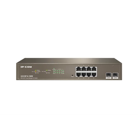IP-COM G3310P-8-150W 8GE+2SFP Cloud Managed PoE Switch