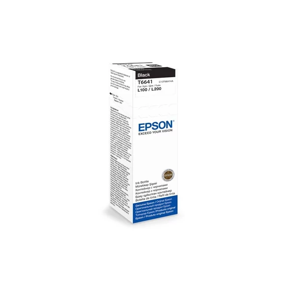 Epson C13T66414A T6641 fekete tinta (eredeti)