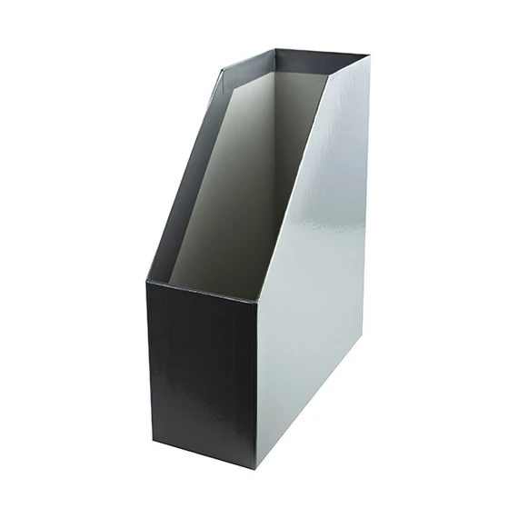 Iratpapucs 9cm, karton, fóliázott Bluering® ezüst