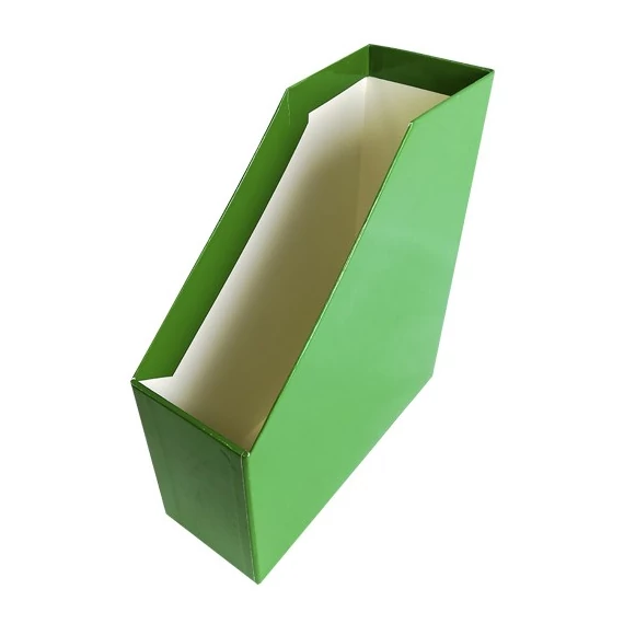 Iratpapucs 9cm, karton, fóliázott Bluering® zöld